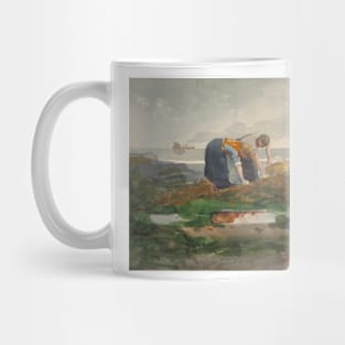 The Mussel Gatherers by Winslow Homer Mug